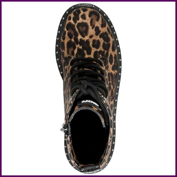 Lug Sole Lace Up Combat Boots Platform Heeled Ankle Boots - Picture 3 of 6